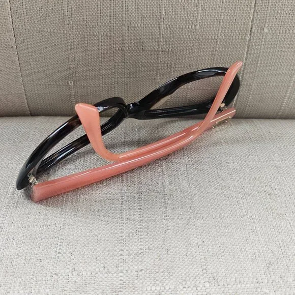 Kate Spade Women Eyeglasses Angelique Dark Havana/Pink Cat Eye Frame only - Picture 9 of 16